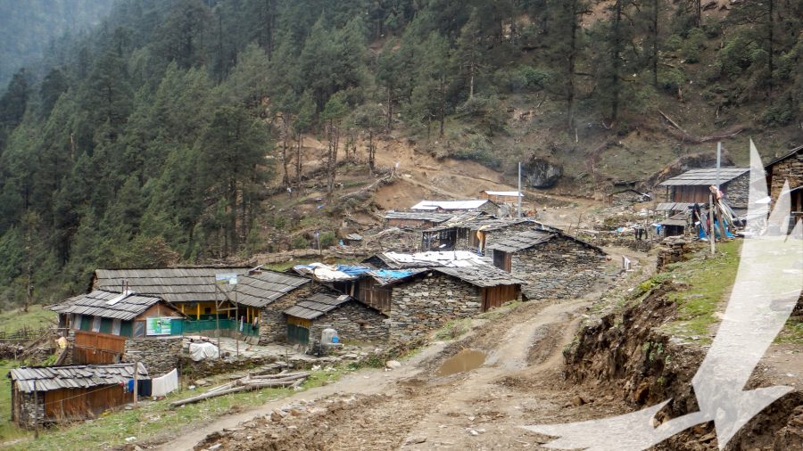 A tiny settlement along the trails of Tamang heritage trek finally sees dirt road reach the villagers