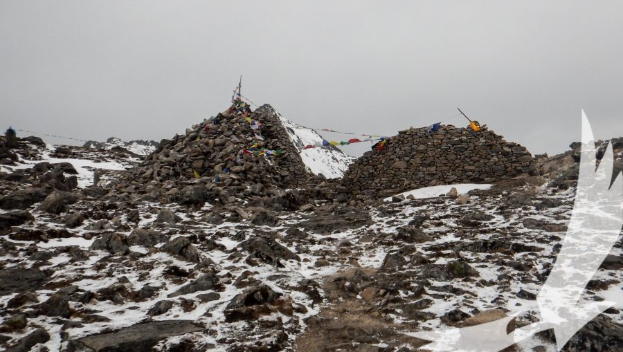 Chorten can be found along the trails of langtang valley made by pilgrims that journey to reach the core of their beliefs