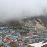 Namche Bazar engulfed in fog EBC Photo by Anuj Adhikary - Jiri to Everest Base Camp