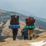 Trekkers on Pikey Peak - Pikey Peak