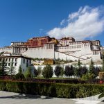 The Glorious Potala palace is the holiest buildings of Tibetan Buddhism is also the highest palace in the world